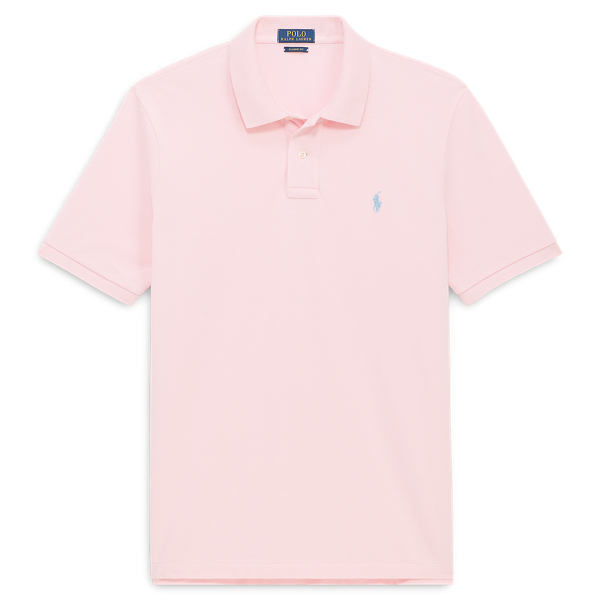 classic fit logo mesh polo