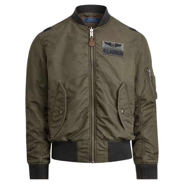 Twill Bomber Jacket for Men | Ralph Lauren® BR