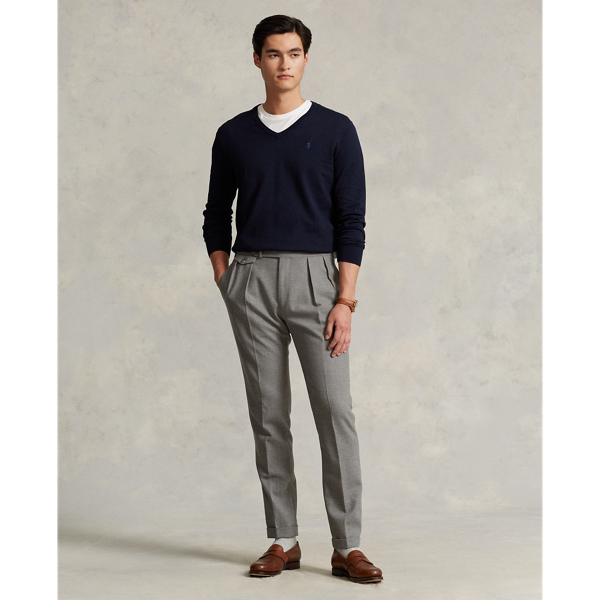 Polo Ralph Lauren Slim fit katoenen trui met V-hals 3