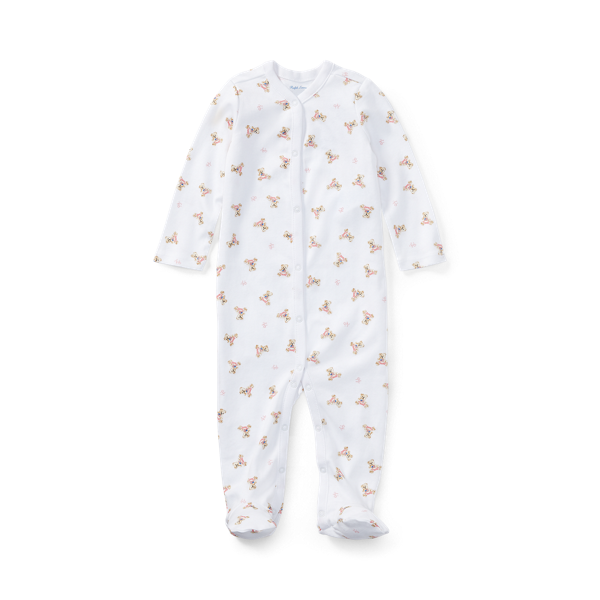 Grenouillère Polo Bear en coton