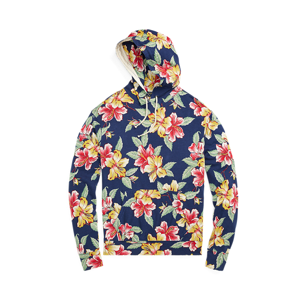 floral polo hoodie