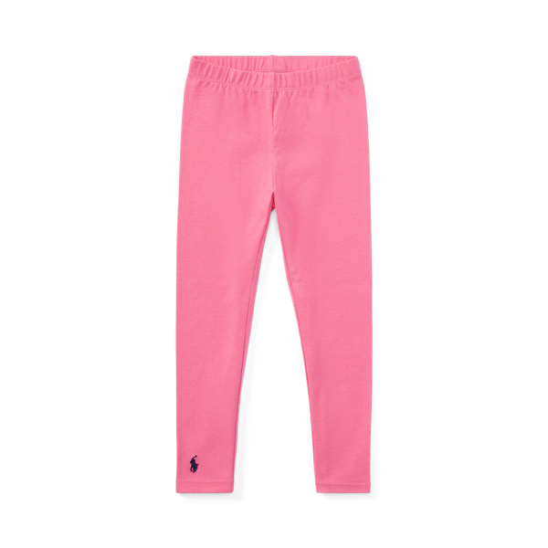 폴로 랄프로렌 여아용 레깅스 Polo Ralph Lauren Stretch Jersey Legging,Baja Pink