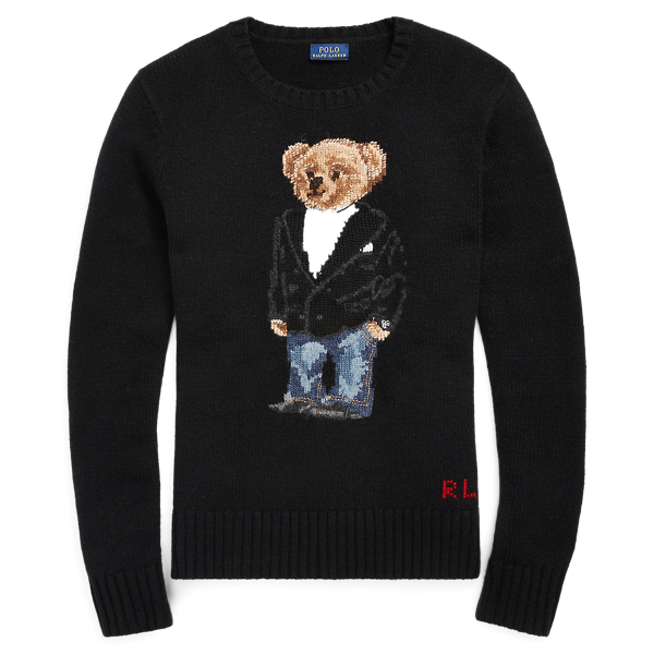 polo ralph lauren tuxedo bear sweater