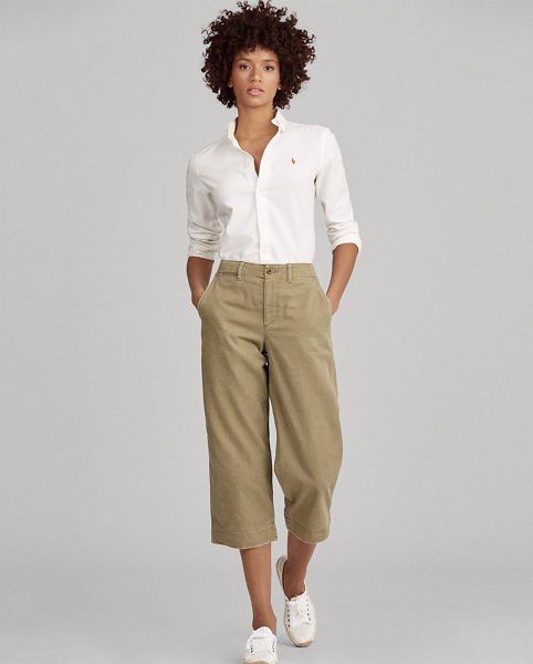Polo Ralph Lauren Cropped WideLeg Chino Pant 1