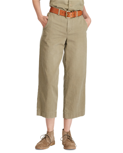 Polo Ralph Lauren Cropped WideLeg Chino Pant 4