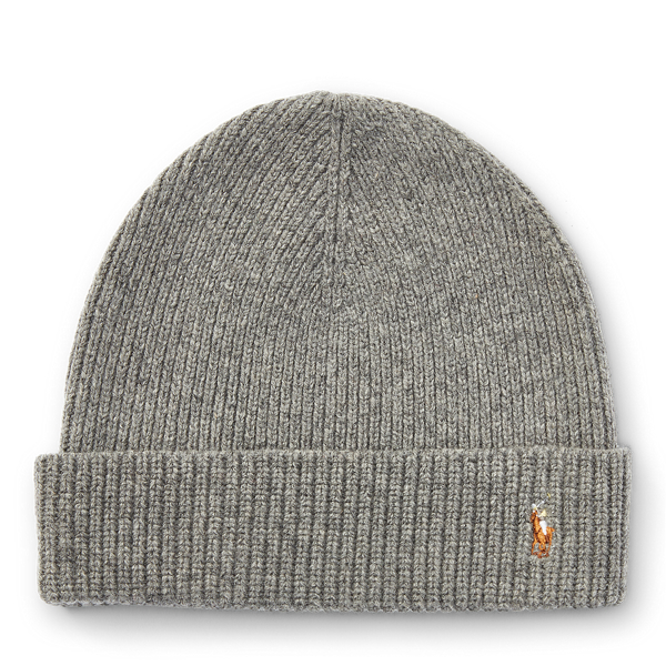 polo ralph lauren signature merino cuff hat