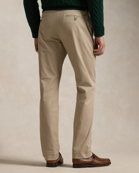 Specially washed to create a perfectly broken-in look, these stretch cotton chino trousers are a Polo essential for any day of the week.