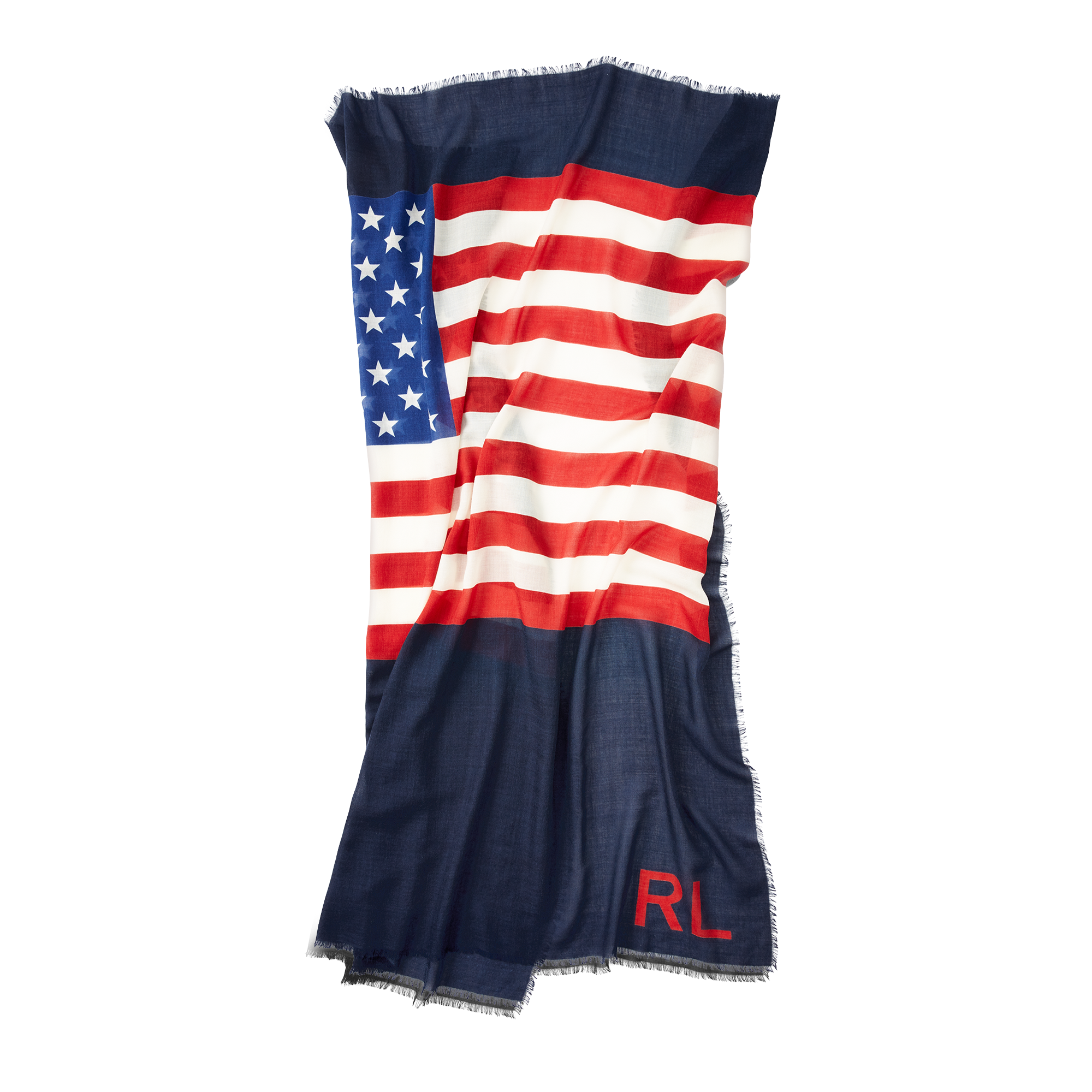 Ralph Lauren Flag Wool Scarf. 2