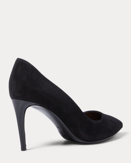 Armissa Suede Pump | Ralph Lauren DE LAUREN RALPH LAUREN Pumps aus Veloursleder in Grau Schwarz