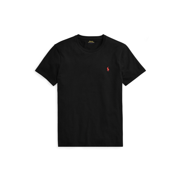 T-shirt ajusté à col rond en jersey pour Men | Ralph Lauren® FR