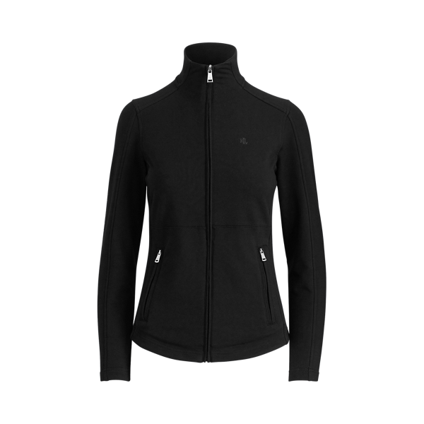 Veste zippée en coton stretch