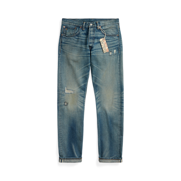 Jean slim à lisière selvedge