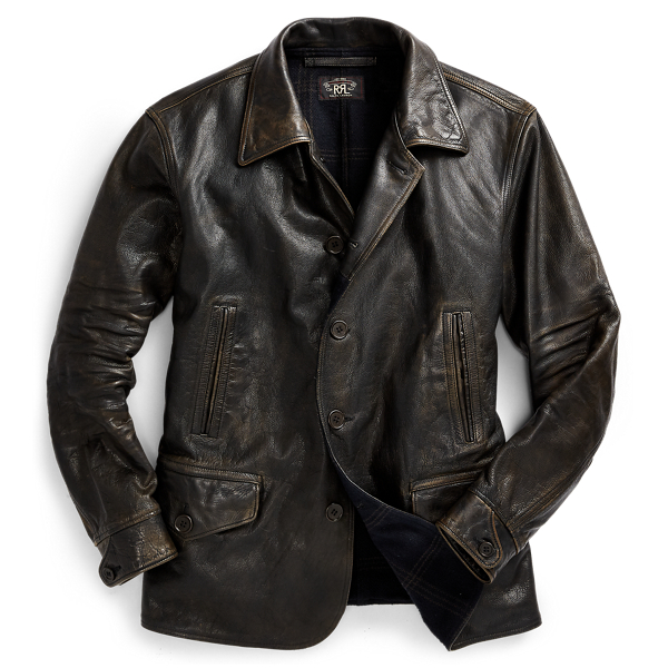 Leather Car Coat