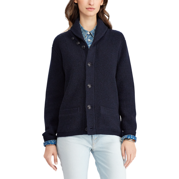 RRL Kasjmier vest met sjaalkraag 4