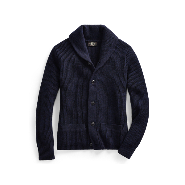Cardigan col châle en cachemire