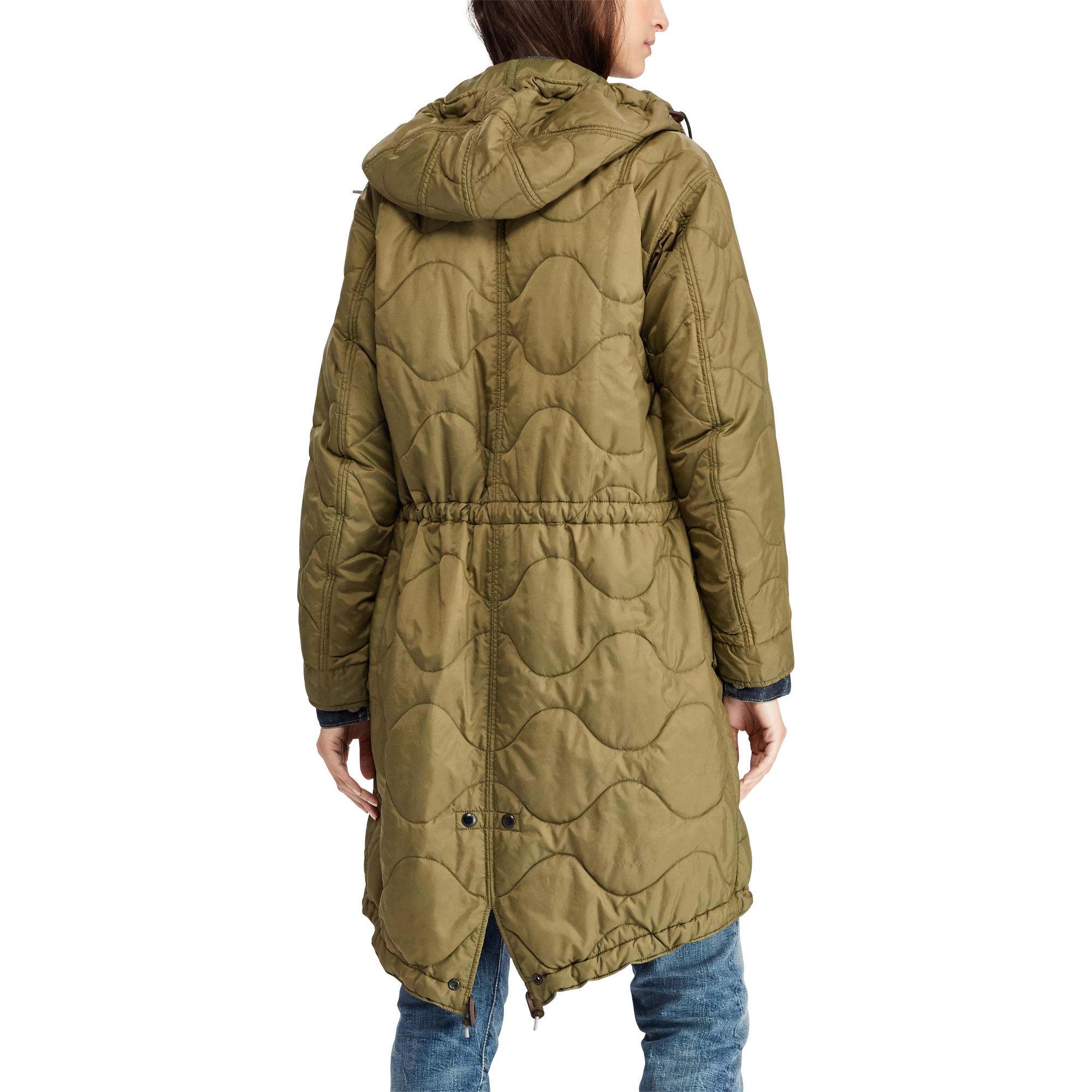 Ralph Lauren Quilted Fish-Tail Parka. 4