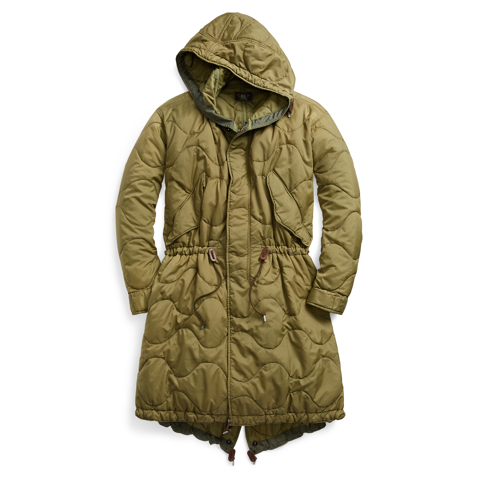 Ralph Lauren Quilted Fish-Tail Parka. 1