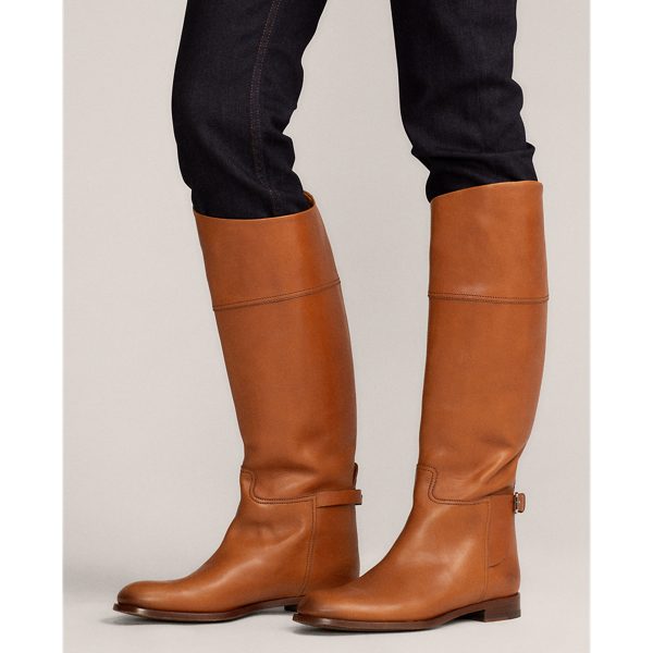 Ralph Lauren Collection Sallen rijlaarzen van kalfsleer 5