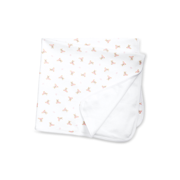 Couverture en coton motif Polo Bear