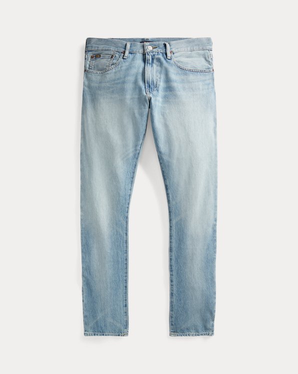 Uomo Abbigliamento da Jeans da Jeans a sigaretta Jeans slim con effetto schiaritoPolo Ralph Lauren in Denim da Uomo colore Blu 