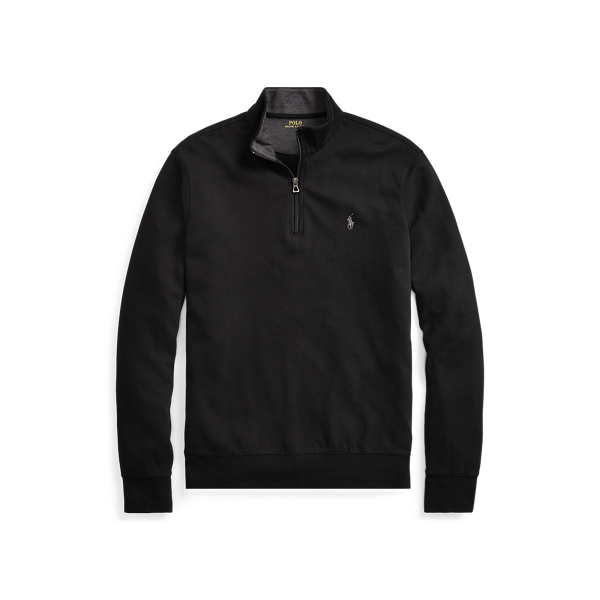 Luxury Jersey Quarter-Zip Pullover