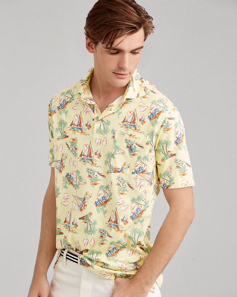 Classic Fit Jersey Polo Shirt