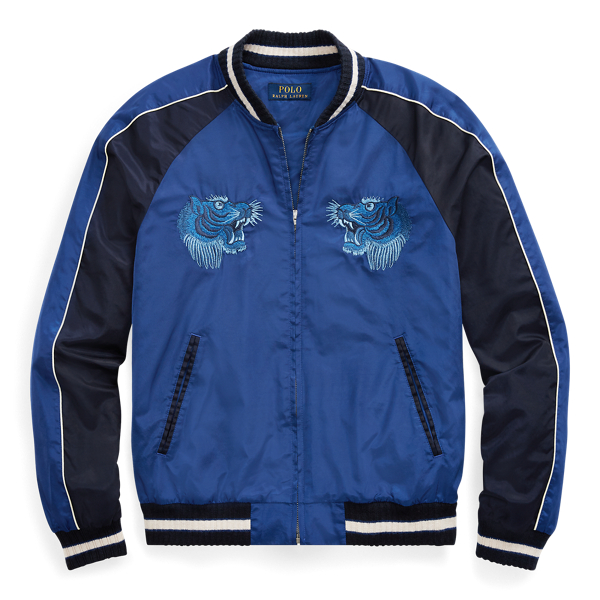 polo satin souvenir jacket