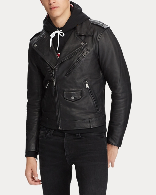 Polo Ralph Lauren Leather Biker Jacket 3