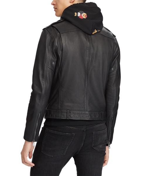 Polo Ralph Lauren Leather Biker Jacket 4