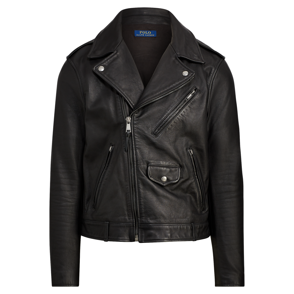Aprender acerca 31+ imagen polo ralph lauren leather motorcycle jacket