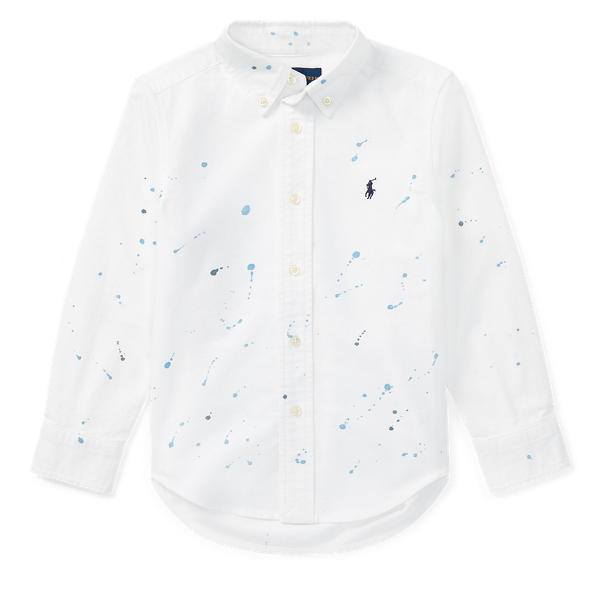 ralph lauren paint splatter polo shirt