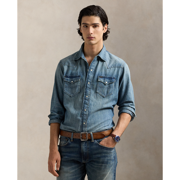 Polo Ralph Lauren Slub denim westernoverhemd 1