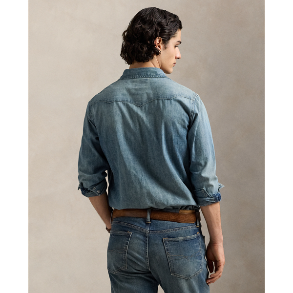 Polo Ralph Lauren Slub denim westernoverhemd 5