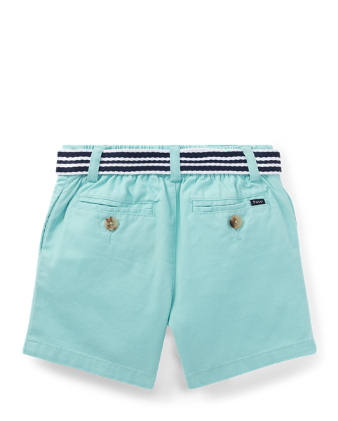 Baby Boy Belted Stretch Chino Short 2