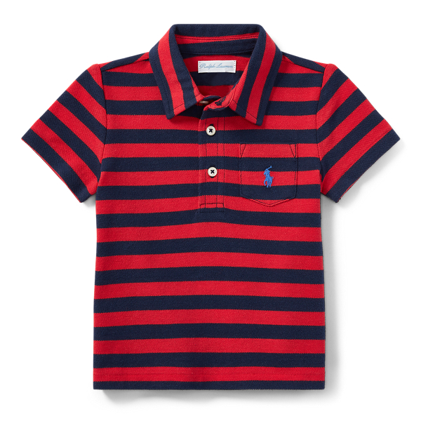 featherweight cotton mesh polo