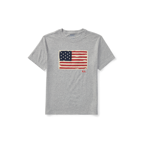 Flag Cotton Jersey T-Shirt