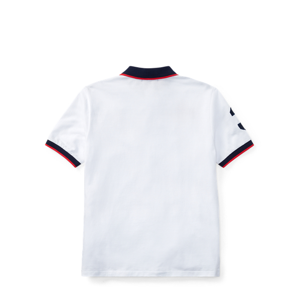 featherweight cotton mesh polo