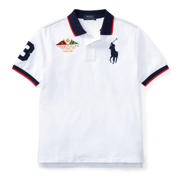featherweight cotton mesh polo
