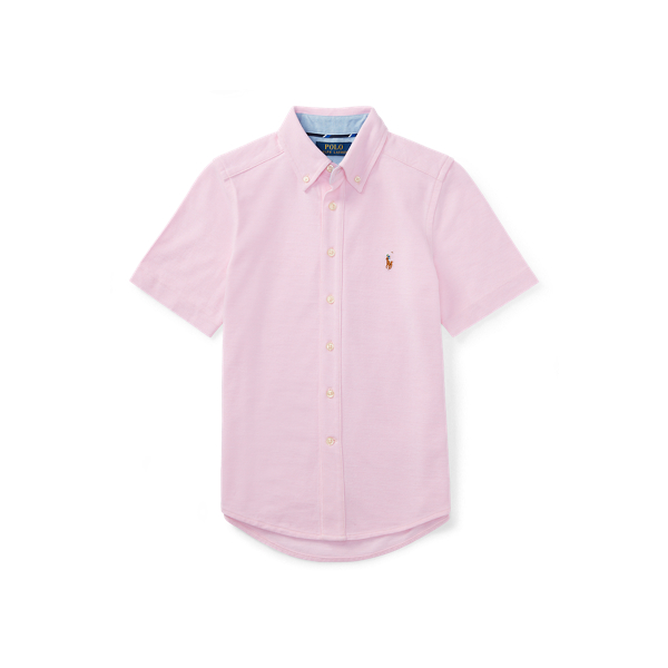 Knit Cotton Oxford Shirt Ralph Lauren UK
