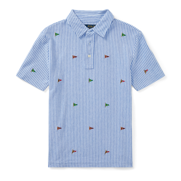 Knit Cotton Oxford Shirt Ralph Lauren UK