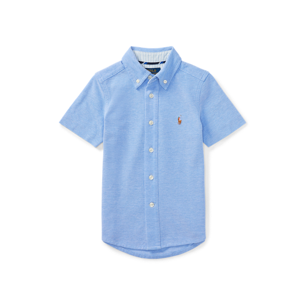 Knit Cotton Oxford Shirt Ralph Lauren UK