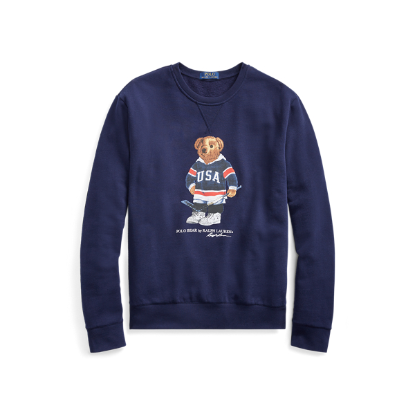 polo bear hockey hoodie