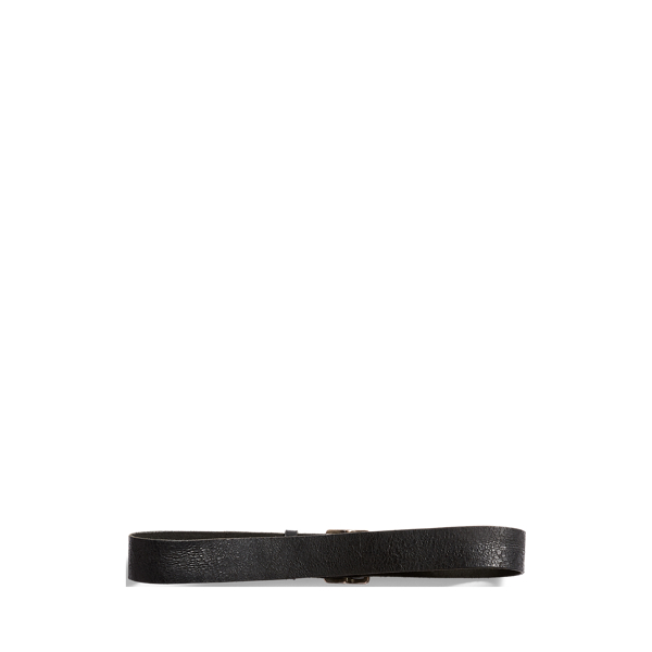 RRL Distressed leren riem 3