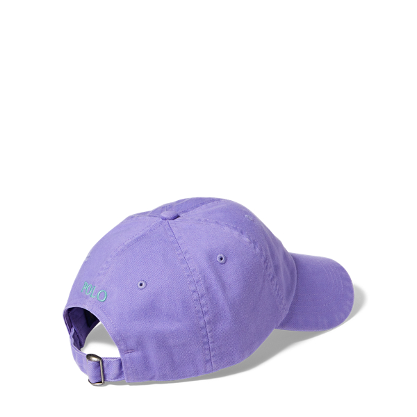 purple ralph lauren cap