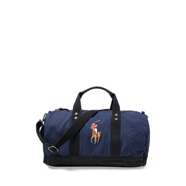 Aprender acerca 84+ imagen polo ralph lauren canvas duffle bag