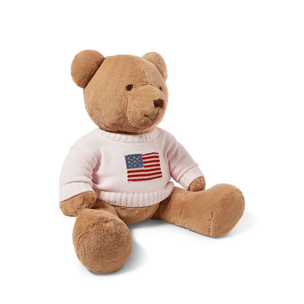 Grand Polo Bear à pull drapeau