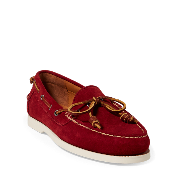 polo ralph lauren millard suede boat shoe