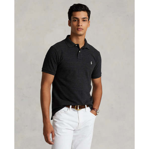 Custom Slim Fit Slim Fit Mesh Polo Shirt
