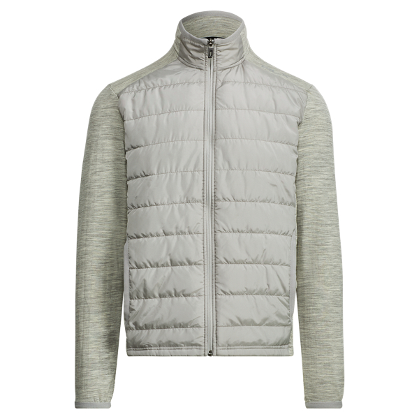 ralph lauren paneled stretch wool jacket