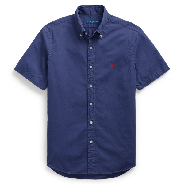 slim fit twill shirt ralph lauren